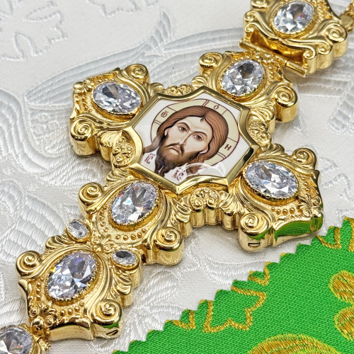 2.10.0387лп-2/1лп Крест наперсный в позолоте фото 6 2.10.0387лп-2/1лп Крест наперсный в позолоте фото 6