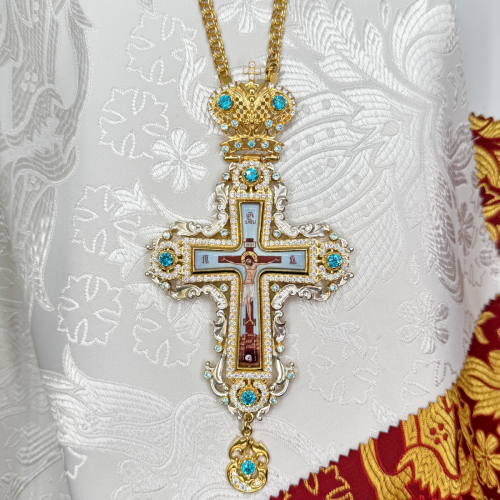 2.10.0547лп-2/1лп Крест наперсный в позолоте