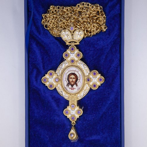 2.10.0429лп-2/1лп Крест наперсный в позолоте фото 4 2.10.0429лп-2/1лп Крест наперсный в позолоте фото 4