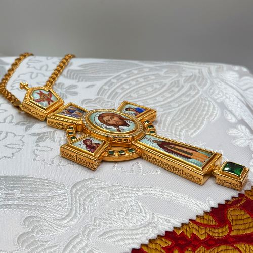 2.10.0400лп-2/1лп Наперсный латунный крест фото 4 2.10.0400лп-2/1лп Наперсный латунный крест фото 4