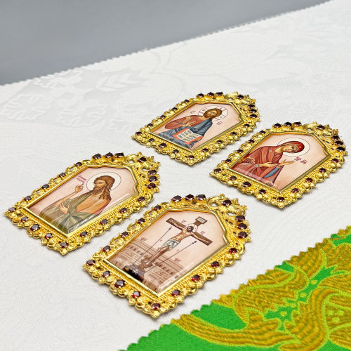 2.7.0438лп-К Набор икон на митру фото 2