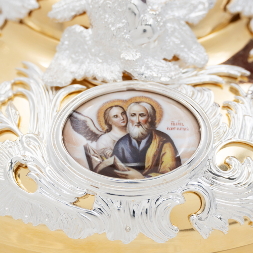 2.7.2759клп-18 Потир комбинированый в позолоте с фрагментарным серебрением на 1л фото 5 2.7.2759клп-18 Потир комбинированый в позолоте с фрагментарным серебрением на 1л фото 5