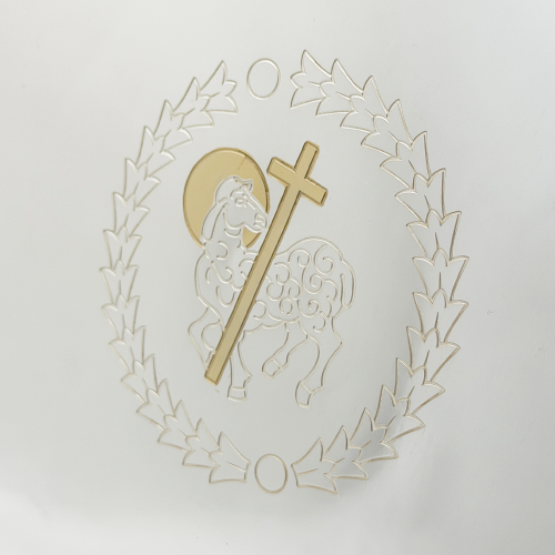 2.7.2440лфч Дискос в серебрении и фрагментарной позолотой фото 5