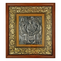 2.14.0086 Икона настенная серебряная - Святая Троица.