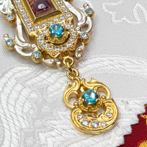 2.10.0547лп-2/1лп Крест наперсный в позолоте фото 4