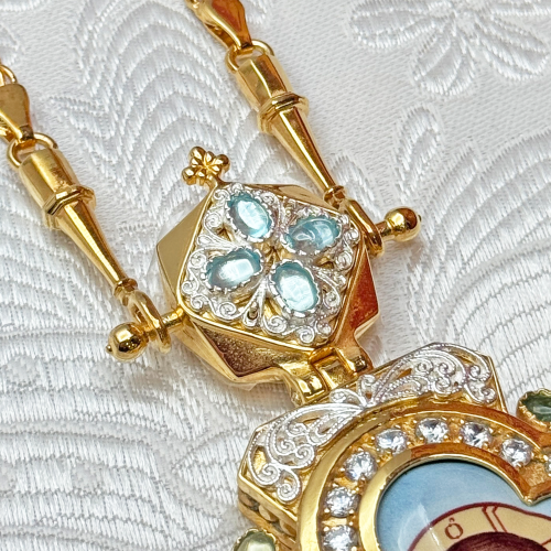 2.10.0417лп-2/1лп Крест наперсный в позолоте фото 3 2.10.0417лп-2/1лп Крест наперсный в позолоте фото 3