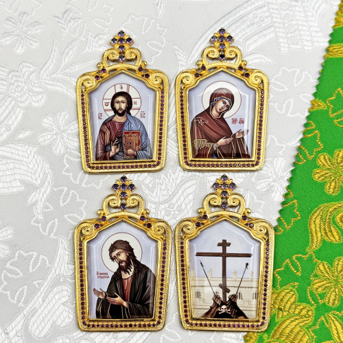 2.7.0437лп-К Набор икон на митру 2.7.0437лп-К Набор икон на митру