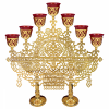 2.7.2562лп Семисвечник (Юв. сплав) (без камней)