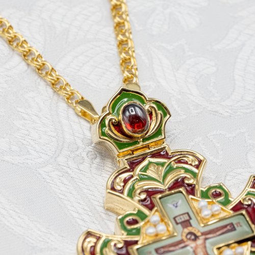 2.10.0646лп-2/1лп-М Крест наперсный в позолоте фото 6