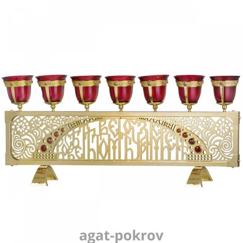 2.7.2568лп Семисвечник (Юв. сплав)