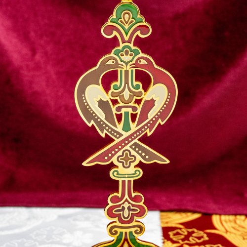 2.7.2672лпэ-К Набор напрестольный - лампада и подсвечники фото 4 2.7.2672лпэ-К Набор напрестольный - лампада и подсвечники фото 4