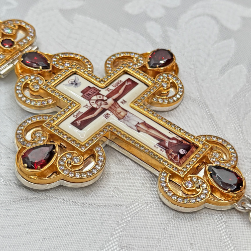 2.10.0290лф-2/1л Крест латунный с фрагментальной позолотой фото 5 2.10.0290лф-2/1л Крест латунный с фрагментальной позолотой фото 5