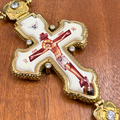 2.10.0381лп-2/64лп Крест наперсный в позолоте фото 2 2.10.0381лп-2/64лп Крест наперсный в позолоте фото 2