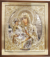 2.14.0179лф Икона настенная - Богородица Троеручица
