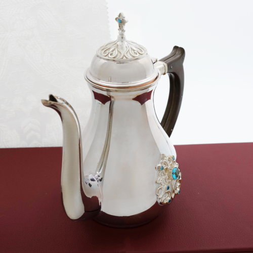 2.7.0829л-5 Чайник для теплоты латунный с ручкой фото 3