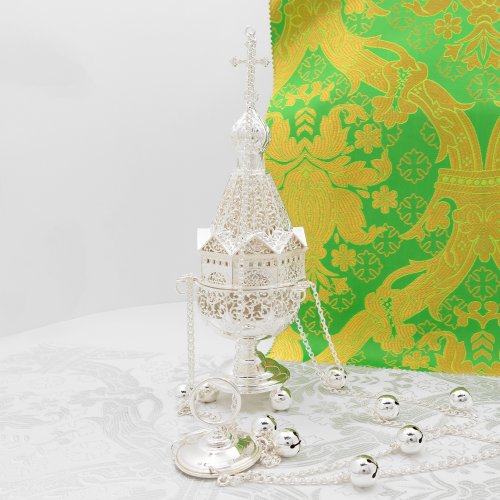 2.7.1097л Кадило латунное в серебрении 2.7.1097л Кадило латунное в серебрении