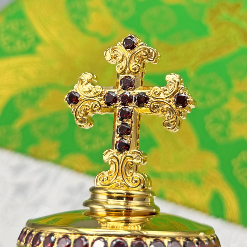2.7.2617лп Крест на митру латунный в позолоте фото 6 2.7.2617лп Крест на митру латунный в позолоте фото 6