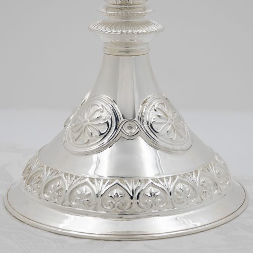 2.7.2653л Примикирий латунный с белыми камнями в серебрении фото 2 2.7.2653л Примикирий латунный с белыми камнями в серебрении фото 2