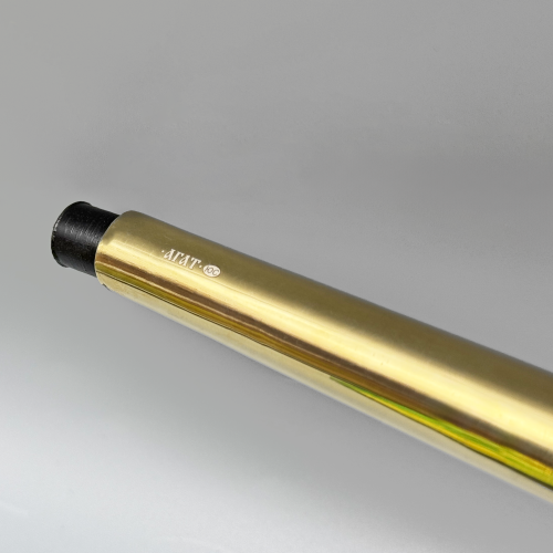 2.7.1699лпр Жезл латунный с красными камнями в позолоте фото 4