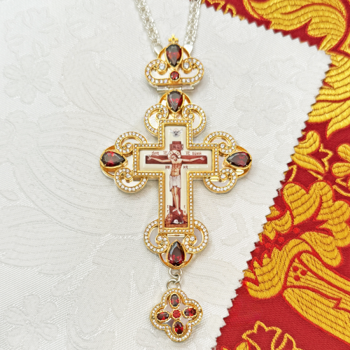 2.10.0290лф-2/1л Крест латунный с фрагментальной позолотой 2.10.0290лф-2/1л Крест латунный с фрагментальной позолотой