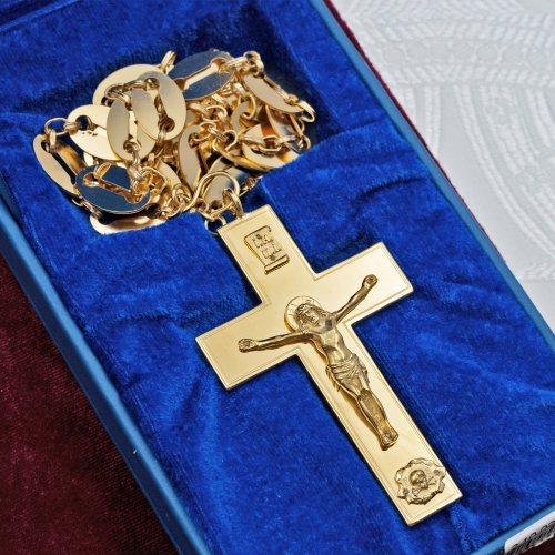 2.10.0205лп/46лп Крест наперсный Павловский латунный в позолоте фото 4 2.10.0205лп/46лп Крест наперсный Павловский латунный в позолоте фото 4