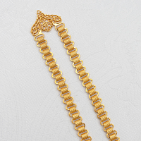 2.9.0168лп Цепь церковная латунная в позолоте