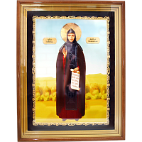 2.14.0177лп-0115 Икона  настенная - святая преподобная Манефа Гомельская