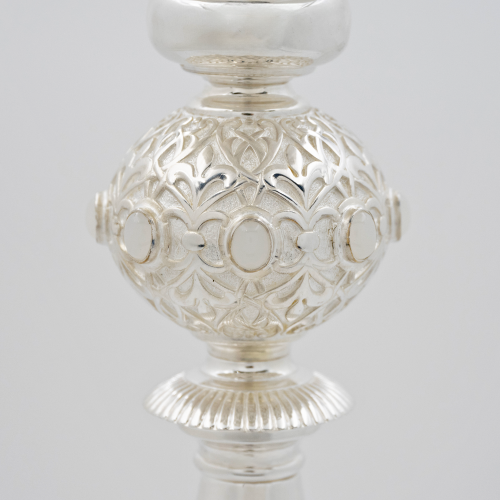 2.7.2653л Примикирий латунный с белыми камнями в серебрении фото 6 2.7.2653л Примикирий латунный с белыми камнями в серебрении фото 6