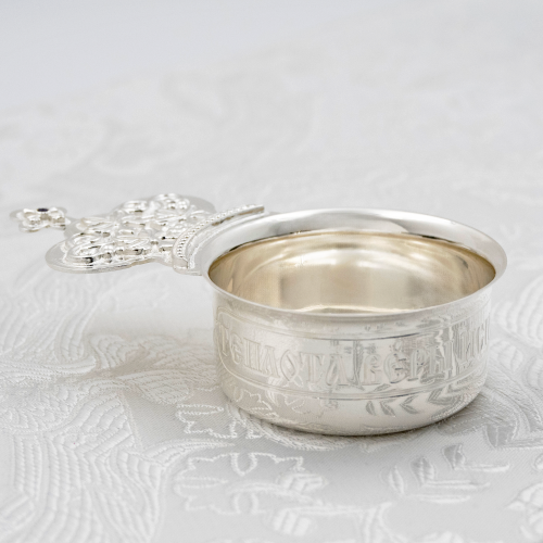 2.7.1303л-К Набор для архиерейской запивки латунный с фиолетовыми камнями в серебрении фото 8 2.7.1303л-К Набор для архиерейской запивки латунный с фиолетовыми камнями в серебрении фото 8