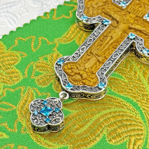 2.10.0420лр-13/1л Крест наперсный с деревянным образом и цепью фото 5 2.10.0420лр-13/1л Крест наперсный с деревянным образом и цепью фото 5