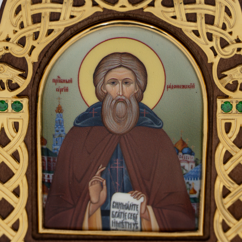 2.77.0186лп-15 Икона настольная из дерева и ювелирного сплава на ножке в позолоте фото 5 2.77.0186лп-15 Икона настольная из дерева и ювелирного сплава на ножке в позолоте фото 5