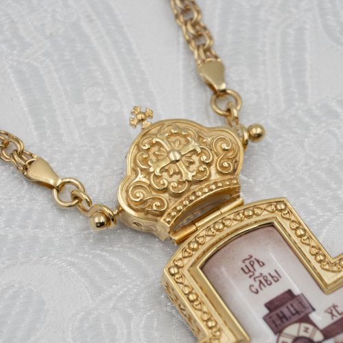 2.10.0692лп-2/1лп Крест наперсный в позолоте фото 6 2.10.0692лп-2/1лп Крест наперсный в позолоте фото 6