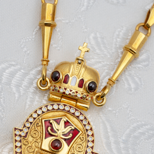 2.10.0649лнпэ-2/64лп Крест наперсный с натуральными камнями фото 8 2.10.0649лнпэ-2/64лп Крест наперсный с натуральными камнями фото 8