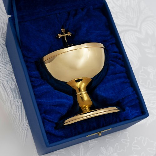 2.7.1154лп Сосуд для освящения даров латунный в позолоте фото 5 2.7.1154лп Сосуд для освящения даров латунный в позолоте фото 5