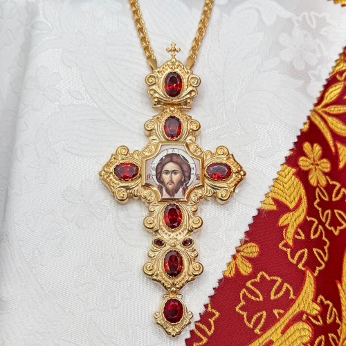 2.10.0387лп-2/1лп Крест наперсный в позолоте 2.10.0387лп-2/1лп Крест наперсный в позолоте