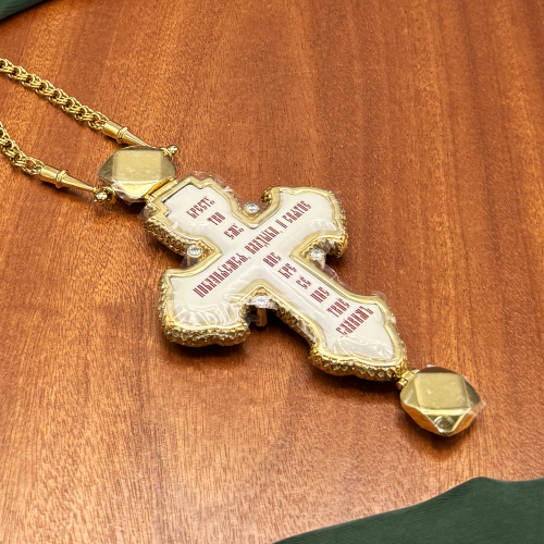 2.10.0381лп-2/64лп Крест наперсный в позолоте фото 6 2.10.0381лп-2/64лп Крест наперсный в позолоте фото 6