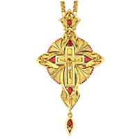 2.10.0049лп-2 Крест латунный № 49 в позолоте