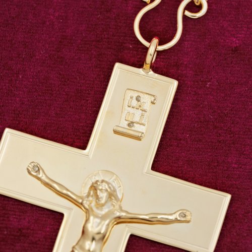 2.10.0205лп/46лп Крест наперсный Павловский латунный в позолоте фото 5 2.10.0205лп/46лп Крест наперсный Павловский латунный в позолоте фото 5