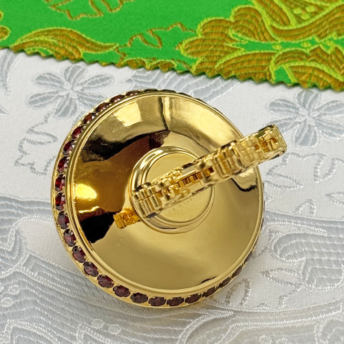 2.7.2617лп Крест на митру латунный в позолоте фото 4 2.7.2617лп Крест на митру латунный в позолоте фото 4