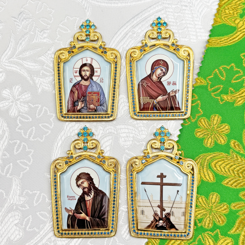 2.7.0437лп-К Набор икон на митру 2.7.0437лп-К Набор икон на митру