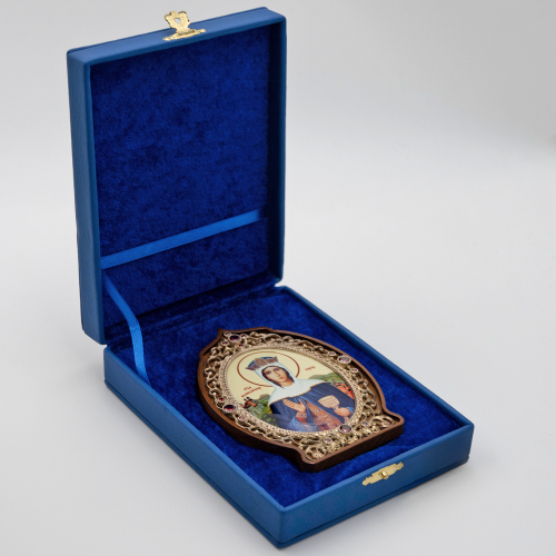 2.78.0984л Икона настольная латунная Святая великомученица Варвара фото 5 2.78.0984л Икона настольная латунная Святая великомученица Варвара фото 5