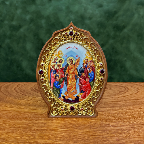 2.78.0945лп Икона настольная в позолоте - Воскресение Христово Сошествие во ад 2.78.0945лп Икона настольная в позолоте - Воскресение Христово Сошествие во ад