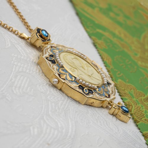 2.7.2620лп-11/1лп-К-М Архиерейский наперсный комплект в позолоте фото 3