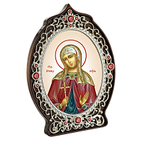 2.78.0947л Икона настольная  в серебре - Святая мученица София.