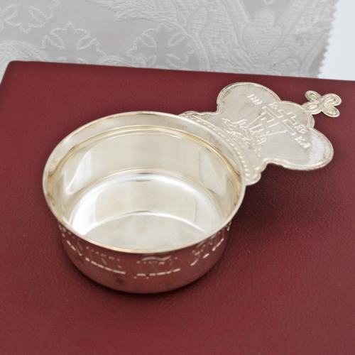 2.7.0029л Корец церковный латунный с травлением