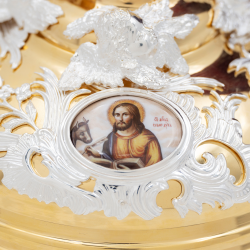 2.7.2759клп-18 Потир комбинированый в позолоте с фрагментарным серебрением на 1л фото 3 2.7.2759клп-18 Потир комбинированый в позолоте с фрагментарным серебрением на 1л фото 3