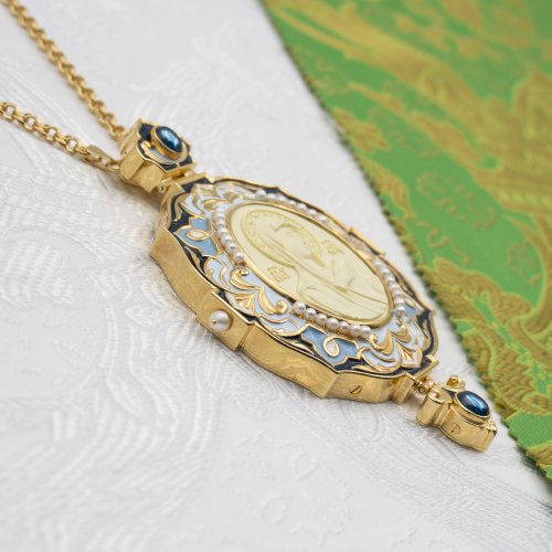 2.7.2620лп-11/1лп-К-М Архиерейский наперсный комплект в позолоте фото 3 2.7.2620лп-11/1лп-К-М Архиерейский наперсный комплект в позолоте фото 3