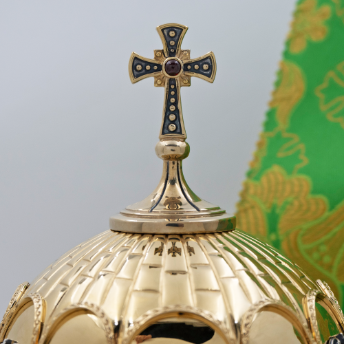 2.7.2369лнпр Сион латунный с натуральными камнями в позолоте фото 7 2.7.2369лнпр Сион латунный с натуральными камнями в позолоте фото 7