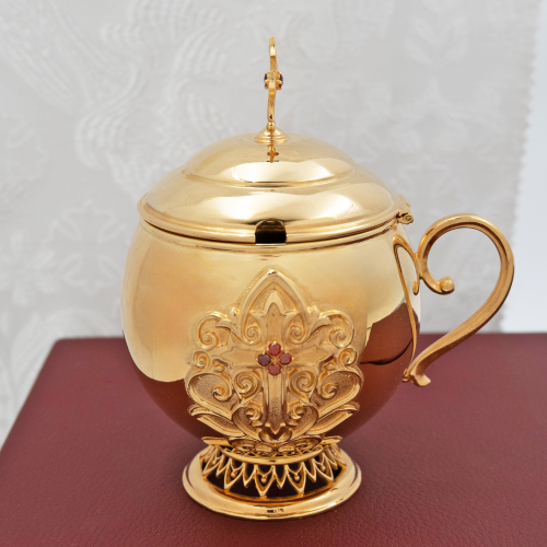 2.7.0684лп Ладанница латунная в позолоте