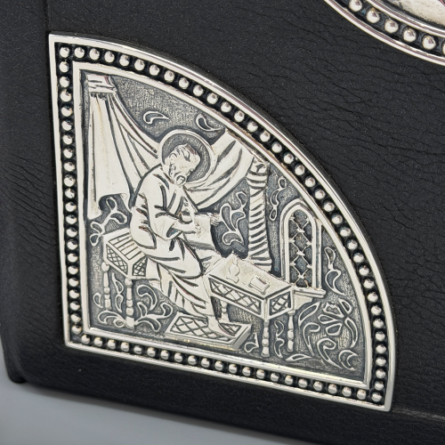 7.7.2228лр Евангелие с патинированием в серебрении фото 7 7.7.2228лр Евангелие с патинированием в серебрении фото 7